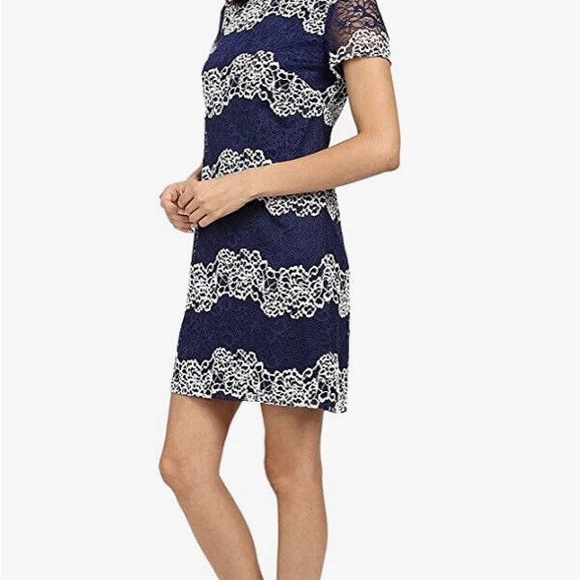 Blue Lace Dress - Picture 5 of 6